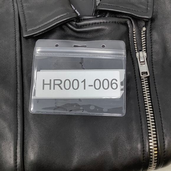 Chaser Sz S Black Lamb Leather Motorcycle Biker Jacket Asymmetrical Zip HR1-6 - Picture 9 of 9